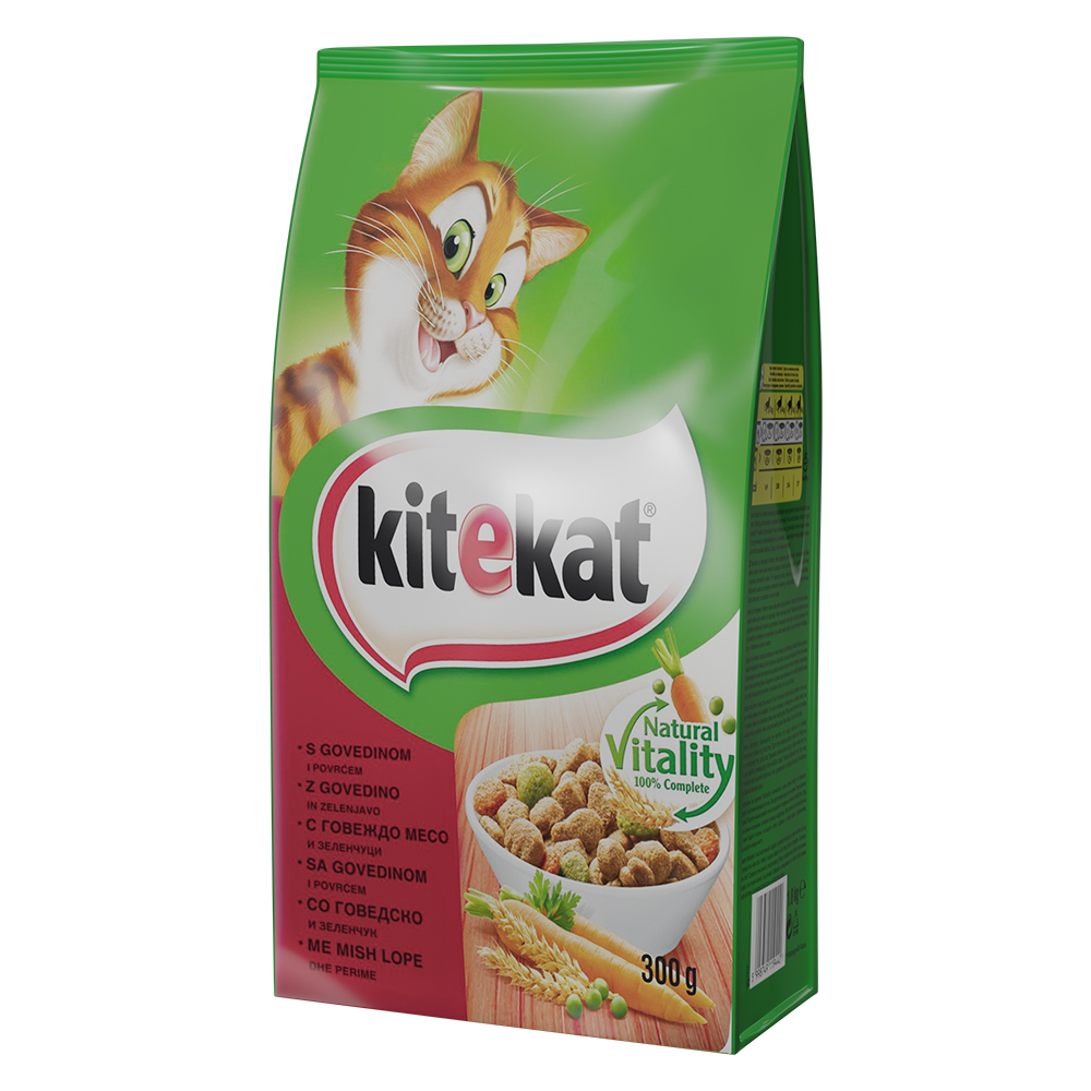 KITEKAT Adult Beef/Veg. 300g