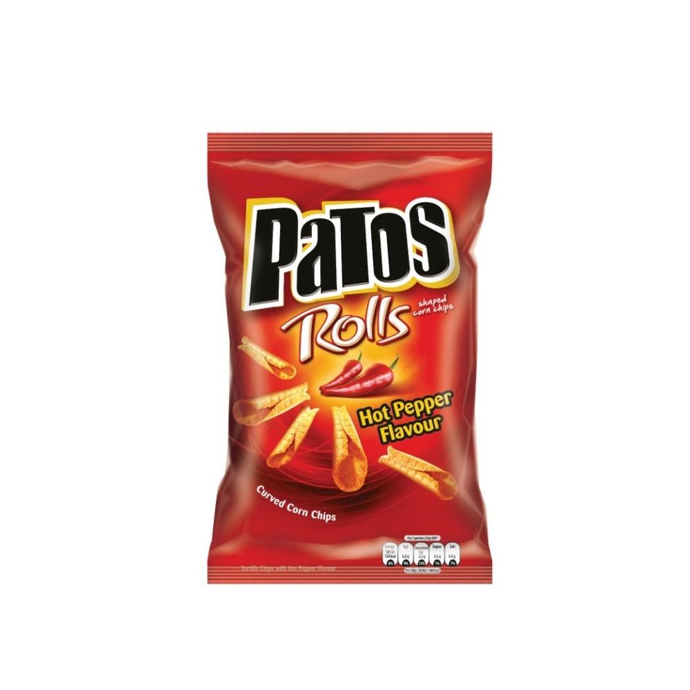 PATOS ROLLS ČIPS HOT 100g