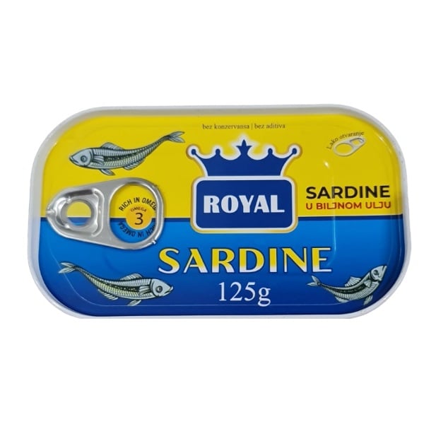 SARDINE U BILJ. ULJU 125g